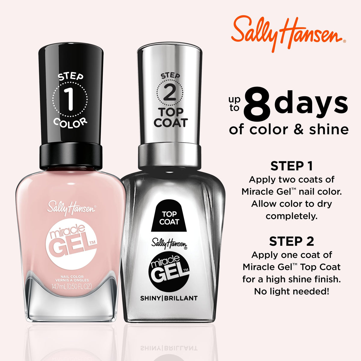 Sally Hansen brush stroke showing smooth color payoff and streak-free finish