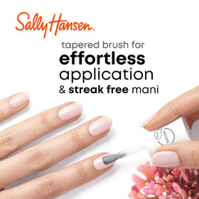 Sally Hansen close-up of natural bristles for precise, even application benefit