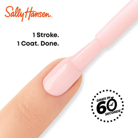 Sally Hansen bottle held in hand for size comparison and easy portability