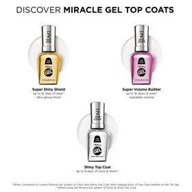 Sally Hansen bottle on vanity scene showing at-home salon results benefit