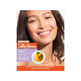 Sally Hansen wax jar front view showing label and benefit of root removal