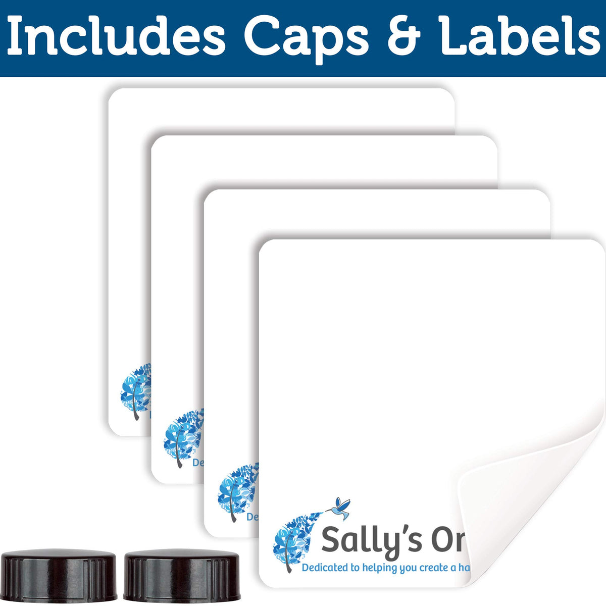 Sally's Organics bottle misting houseplants demonstrating gentle hydration benefit