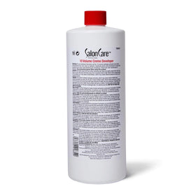 Salon Care back label close-up with directions and ingredient clarity benefit