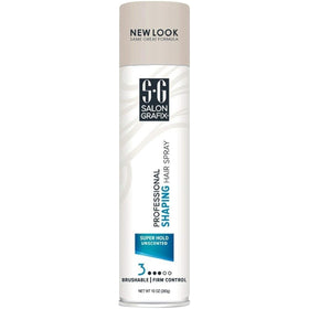 Salon Grafix close-up of aerosol mist demonstrating even coverage and touchable finish