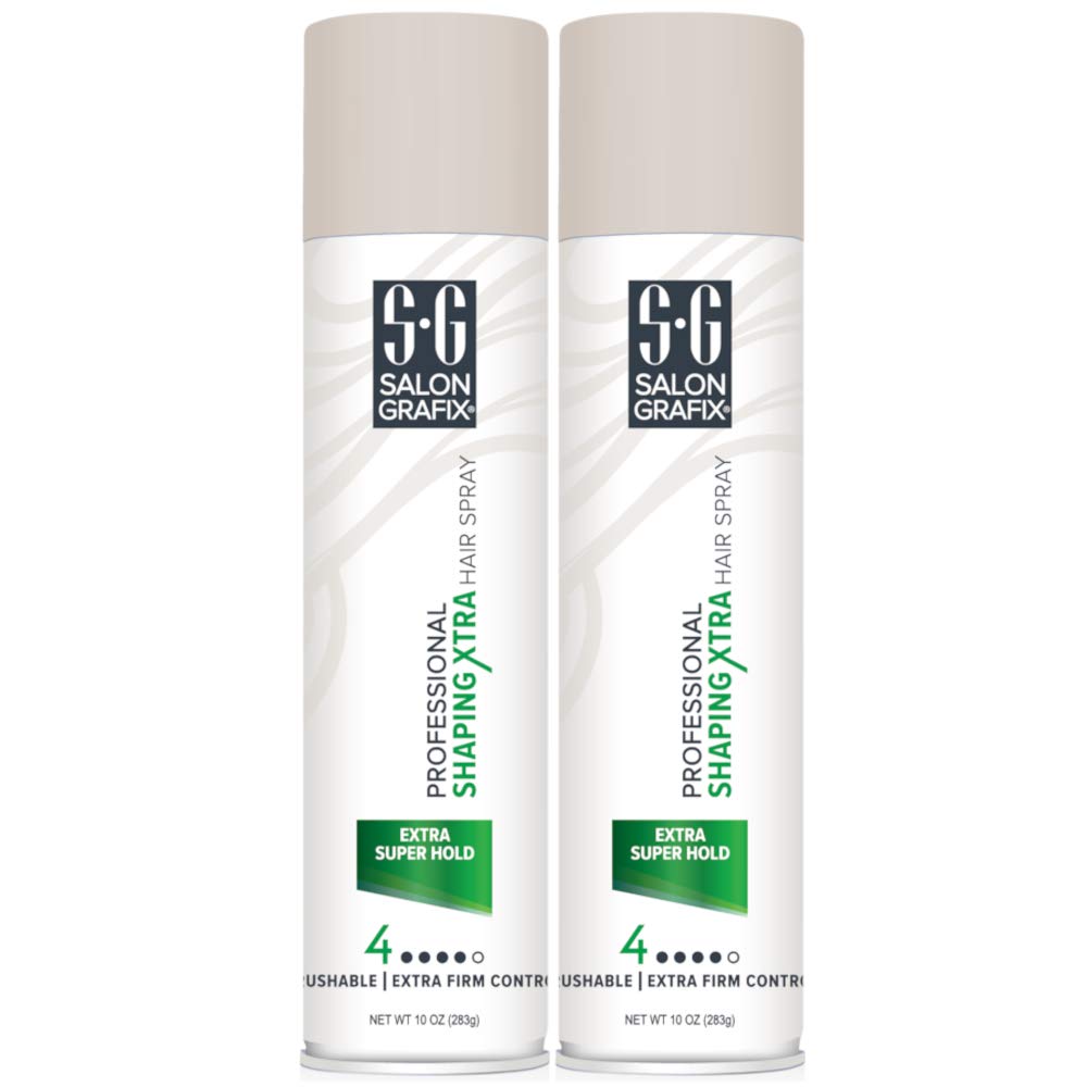 Salon Grafix front packaging showing product and fresh scent, promotes professional hold