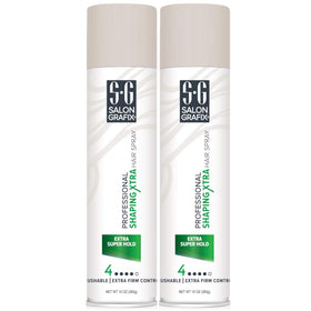 Salon Grafix front packaging showing product and fresh scent, promotes professional hold