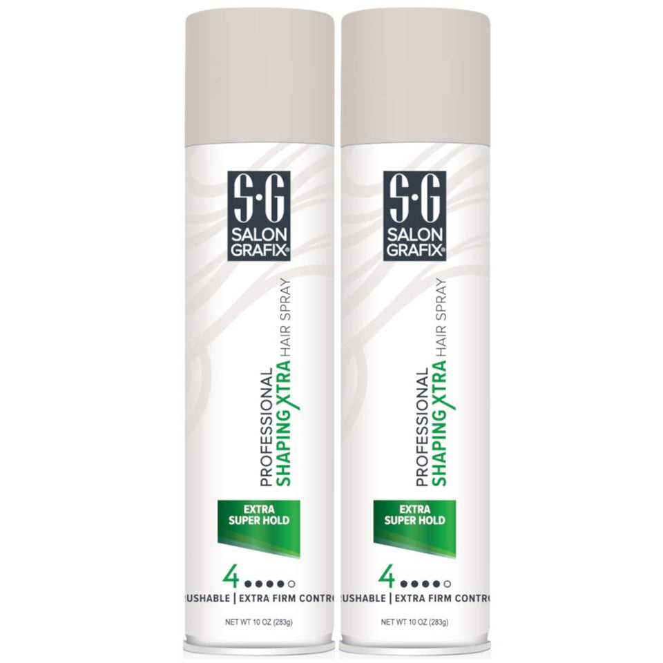 Salon Grafix front packaging showing product and fresh scent, promotes professional hold