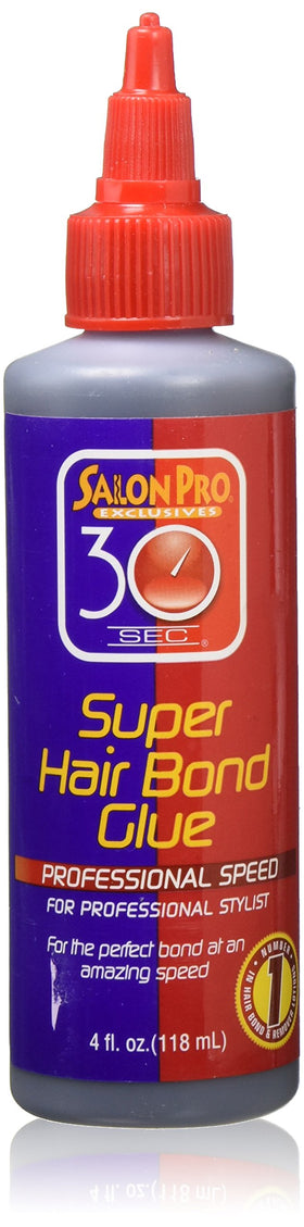 Salon Pro front bottle view showing label and 4 oz size for fast bonding