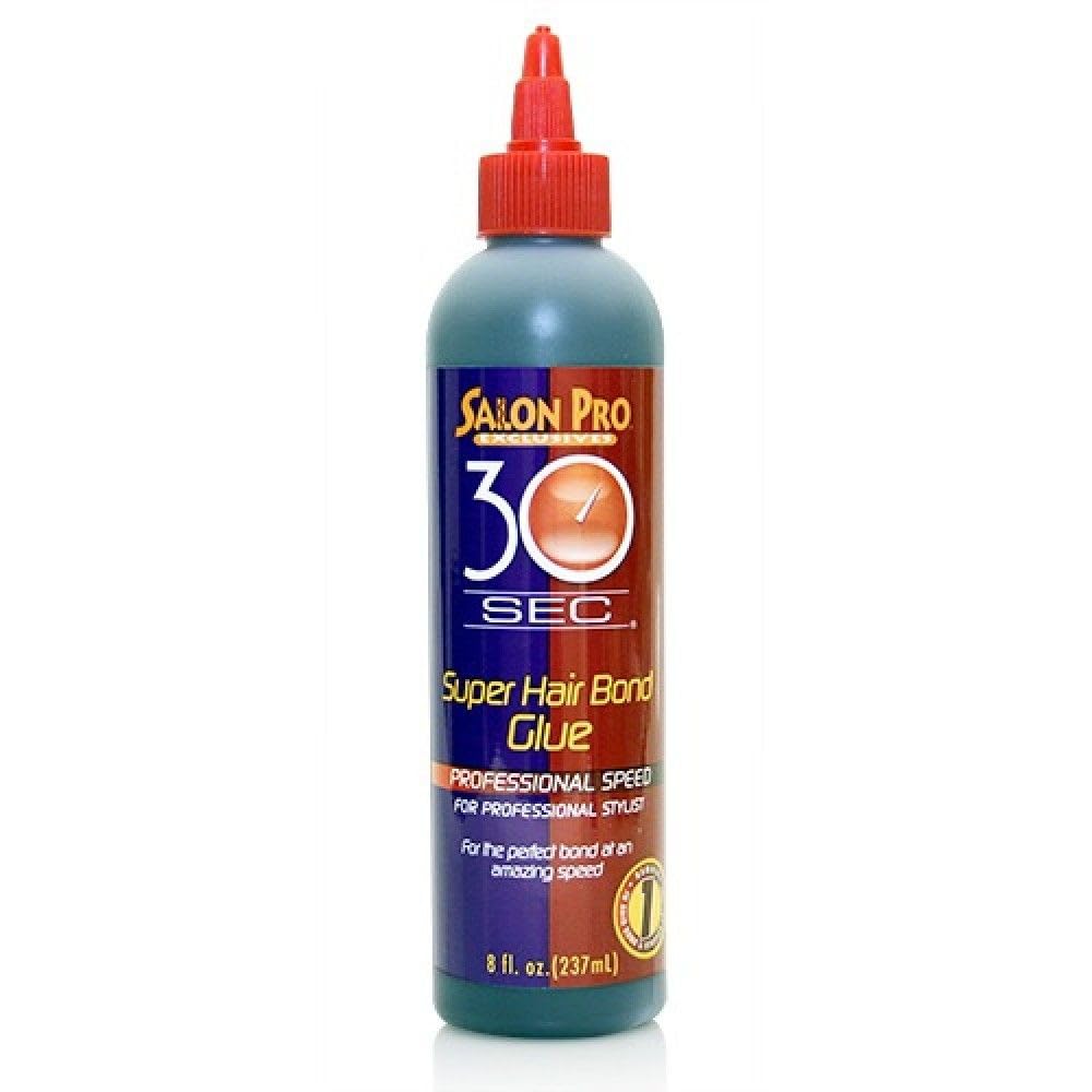 Salon Pro front packaging showing 8oz bottle and fast-setting benefit