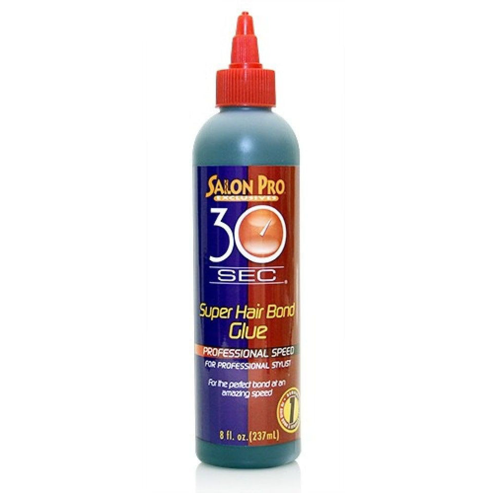 Salon Pro front packaging showing 8oz bottle and fast-setting benefit