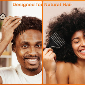 SALON SILK 3-in-1 fish comb sectioning hair for precise styling benefit