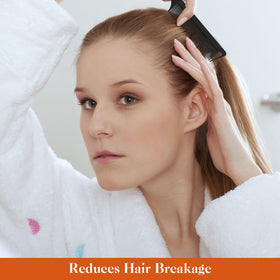 SALON SILK combs drying after rinse to show easy cleaning and storage