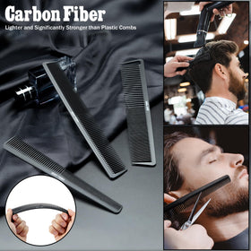 SALON SILK top-view of assorted combs illustrating variety for styling versatility