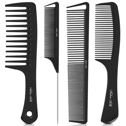 SALON SILK front packaging showing the four combs and set benefits