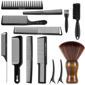 SALON SILK front packshot showing the full 13-piece kit and tools neatly arranged