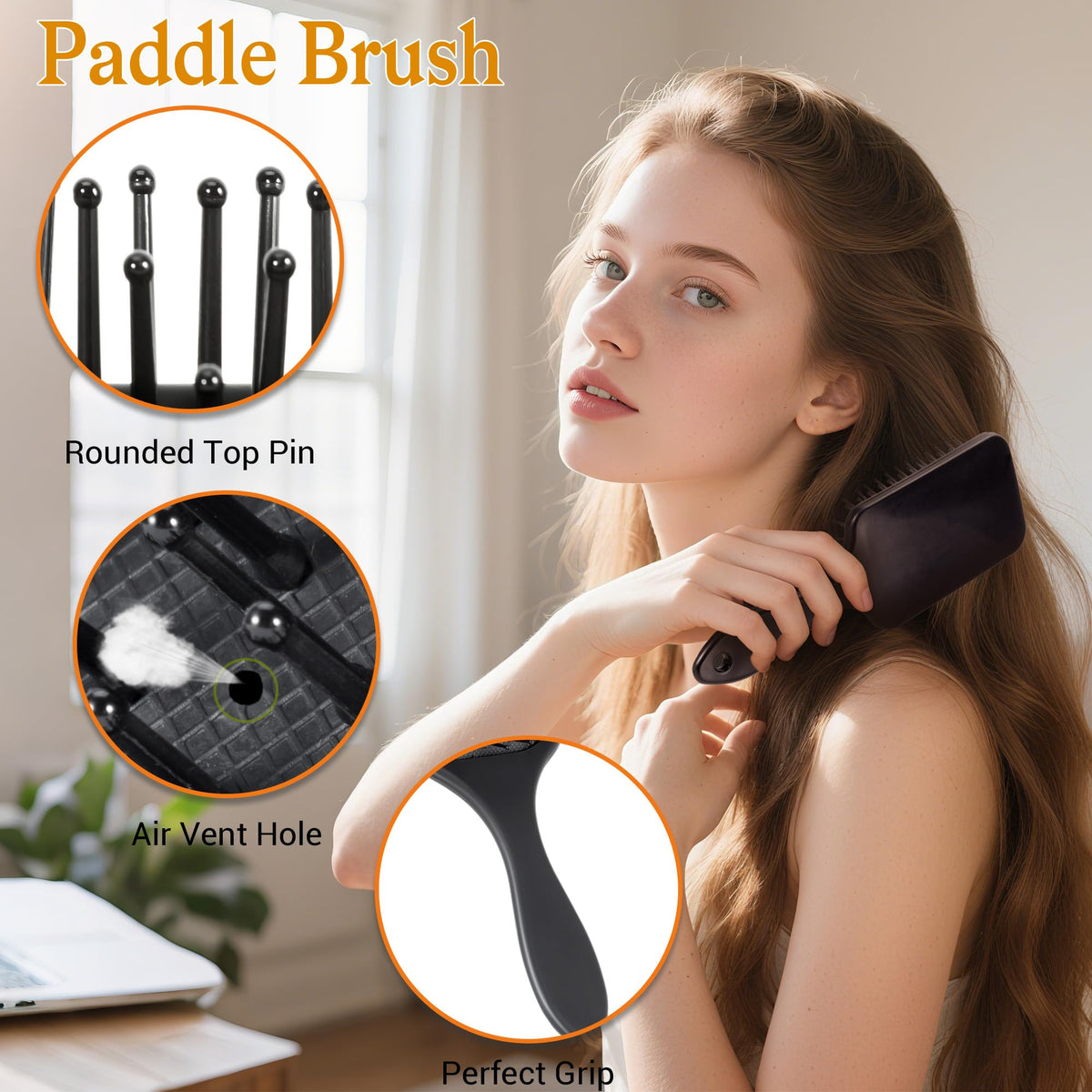 SALON SILK rat-tail comb detail focusing on fine teeth and precise sectioning benefit