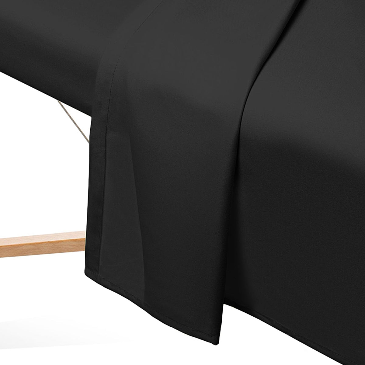 Saloniture face cradle cover on crescent headrest for hygienic client support