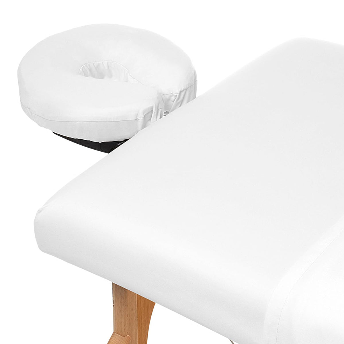 Saloniture oversized flat sheet draped for full coverage and client modesty
