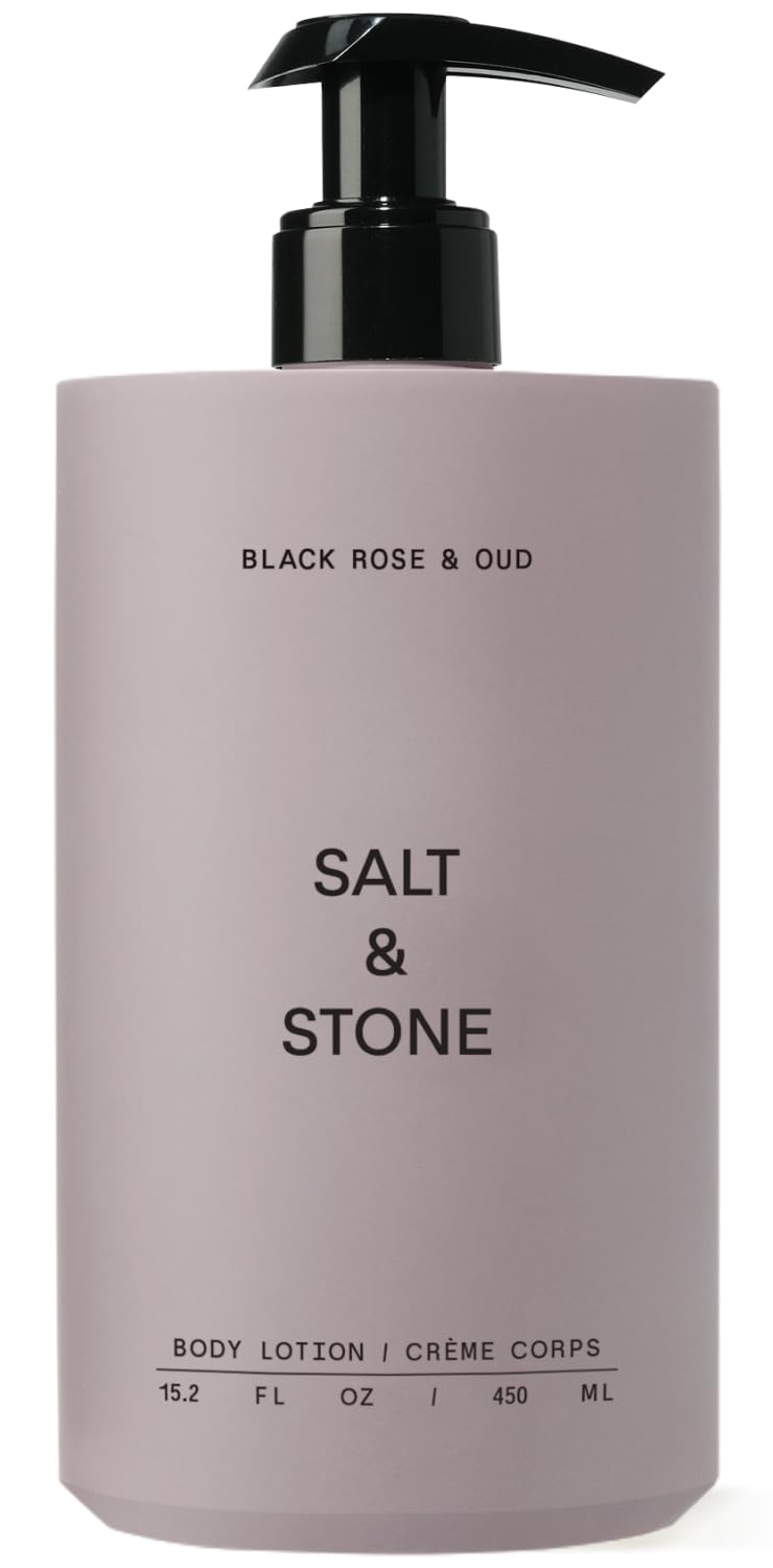 Salt & Stone front packaging showing bottle and label, highlights clean design and benefit