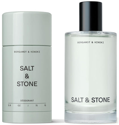 Salt & Stone duo front view showing packaging and bottles for easy identification and appeal