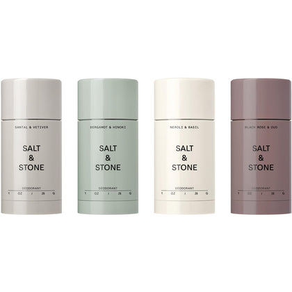 Salt & Stone front packaging showing the mini discovery set and benefits