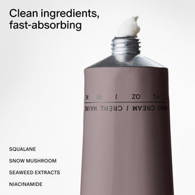Salt & Stone hand application demonstrating quick hydration and non-greasy feel