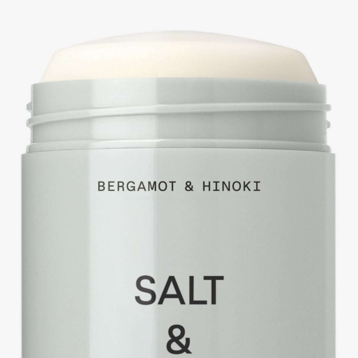 Salt & Stone on bathroom vanity suggesting daily routine freshness