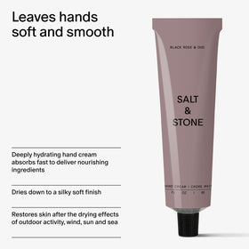 Salt & Stone tube on bathroom vanity suggesting everyday routine integration
