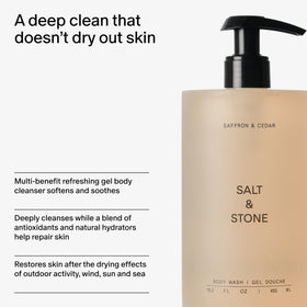 Seaweed and citrus ingredient close-up for Salt & Stone showing antioxidant benefit