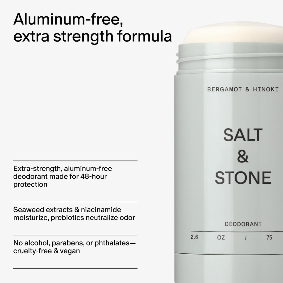 Salt & Stone held in hand to show compact size and travel convenience