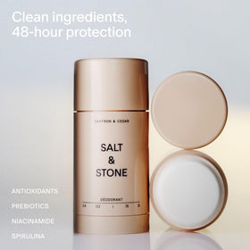 Salt & Stone close-up of stick texture highlighting smooth, non-staining glide benefit