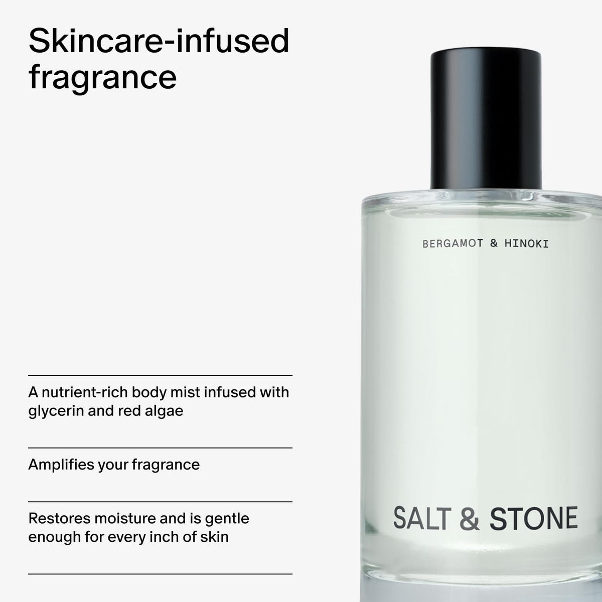 Salt & Stone close-up texture shot showing glycerin and red algae hydration