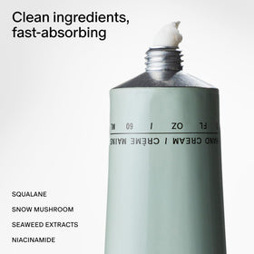 Salt & Stone cream texture close-up showing smooth, fast-absorbing moisture