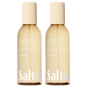 Saltair front packaging showing two 8oz bottles and brand name, evokes travel-ready value