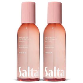 Saltair front packaging showing two Coral Coast mists, convenient freshness