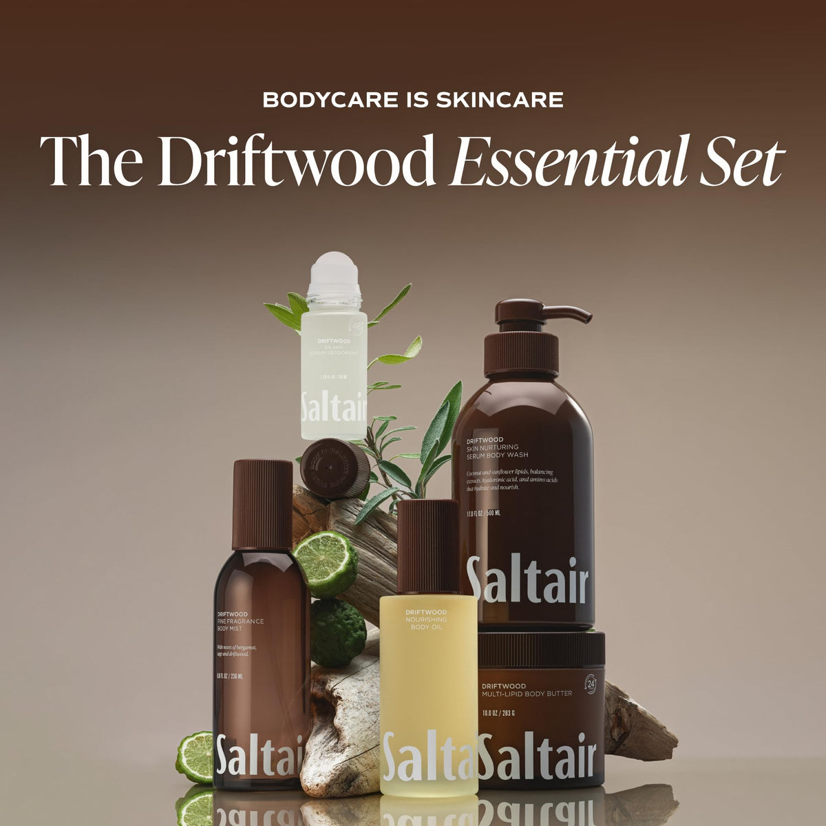 Saltair two 1.7 oz roll-ons in hand showing compact, TSA-friendly travel size