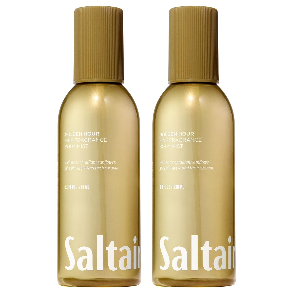 Saltair front packaging showing Golden Hour scent and benefit of sun-kissed aroma