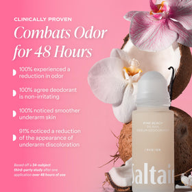 Saltair ingredient visual highlighting mandelic and lactic acids for gentle exfoliation