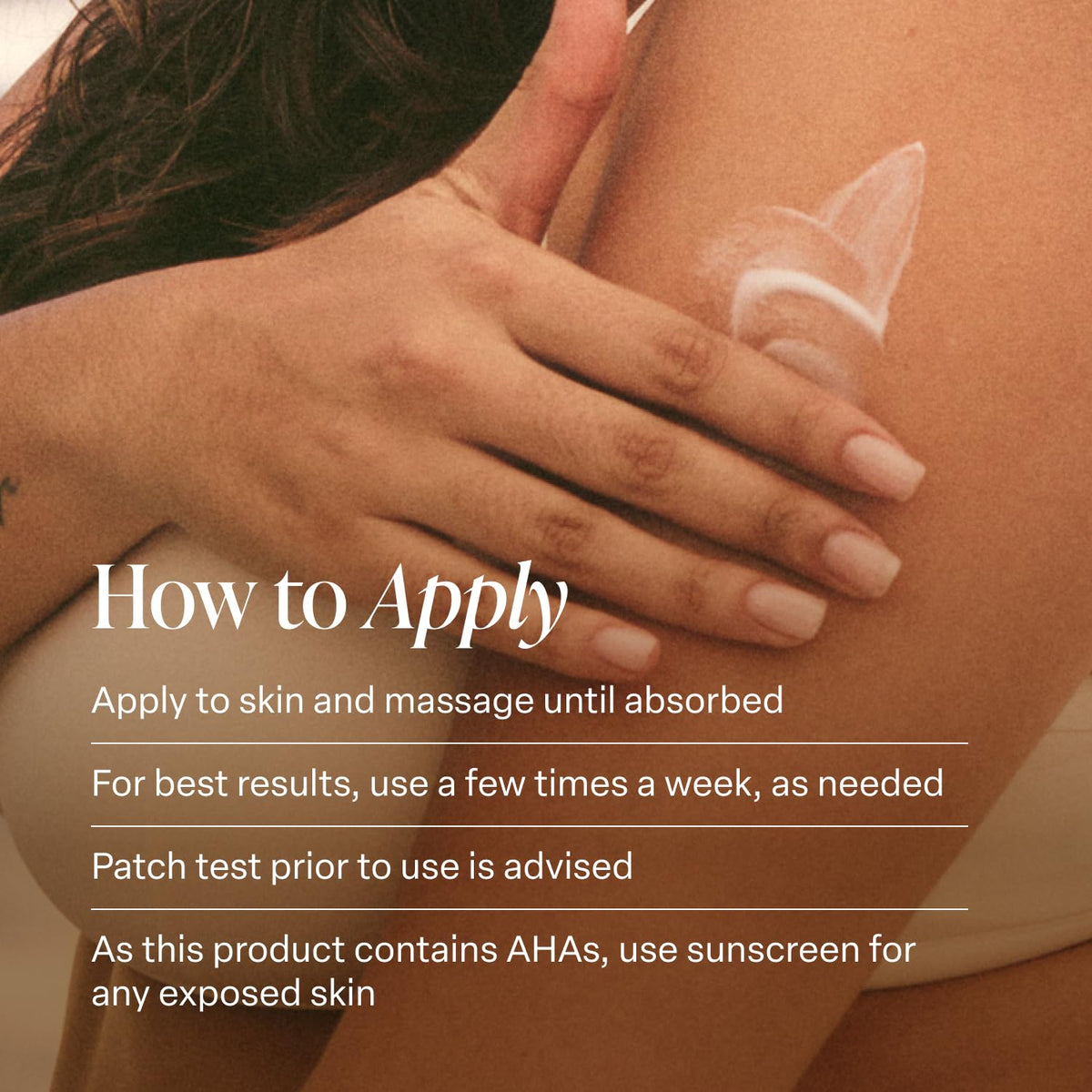 Bottle beside towel and shower, Saltair body milk integrated into post-shower routine