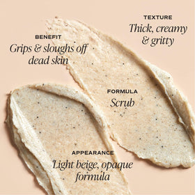 Saltair KP Body Scrub creamy scrub texture close-up showing gentle exfoliation