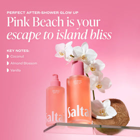 Saltair label close-up highlighting ingredients and clean-formulation benefit