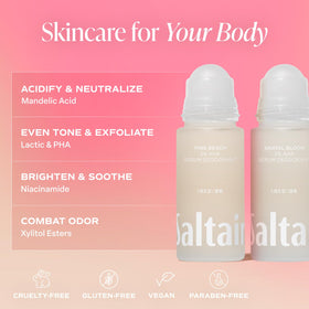 Saltair Pink Beach bottle showing sea salt and vanilla fragrance profile