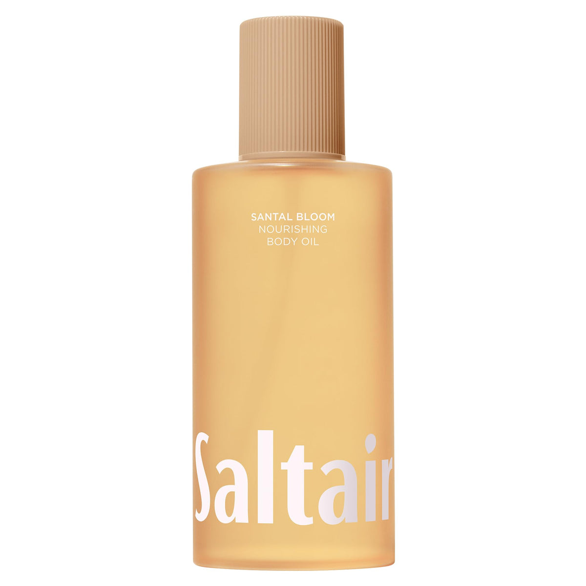 Saltair bottle front label showing scent and jumbo size, highlighting product identity and clarity