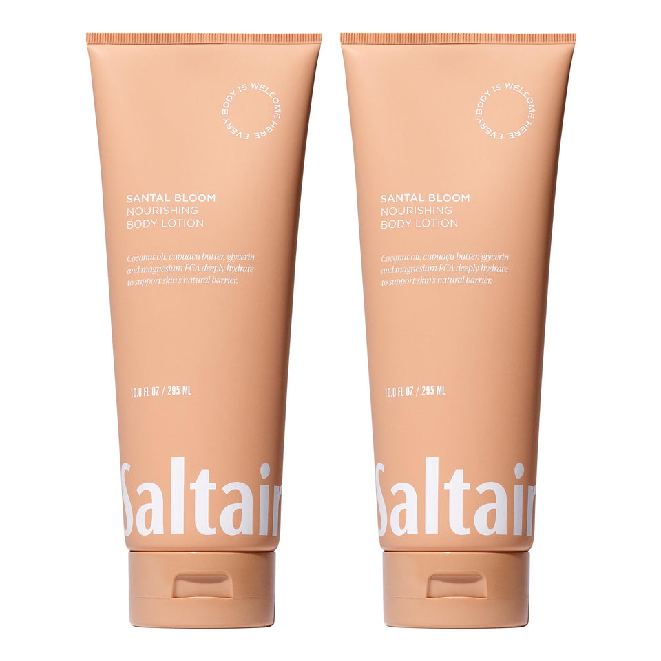 Saltair front packaging showing two 10oz tubes and scent label for easy identification