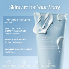 Saltair mineral complex and sea salt ingredients close-up showing nourishing benefit