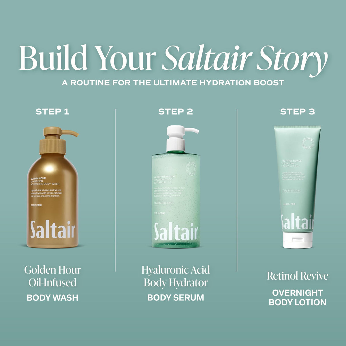 Saltair serum with red algae visual suggesting natural actives for refined skin texture