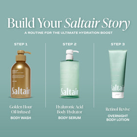 Saltair serum with red algae visual suggesting natural actives for refined skin texture