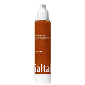 Saltair front pump bottle showing SPF 50 for easy application and portability