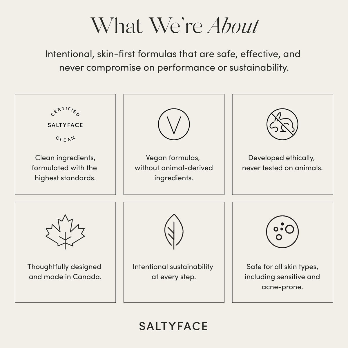 SALTYFACE lifestyle bathroom counter with product in routine showcasing easy daily use