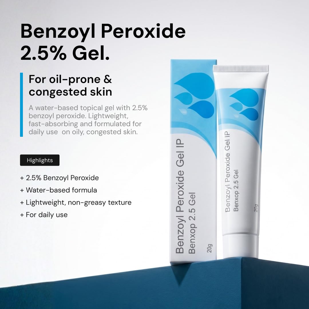 SALVE Benxop gel texture close-up showing smooth spreadable formula and quick absorption